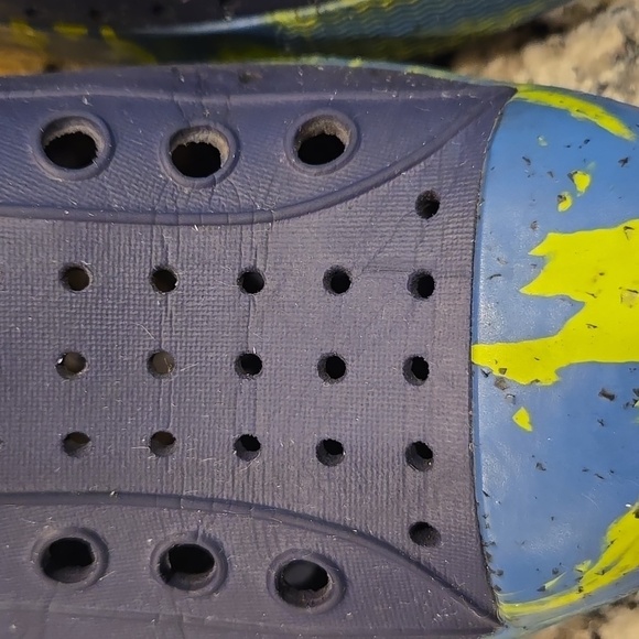 NATIVE JEFFERSON MARBLED SLIP- ON LIGHTWEIGHT SHOES. SIZE WOMEN 10 MEN 8 - Picture 5 of 9